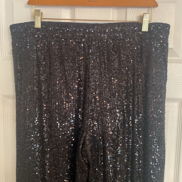 Boston Proper • All Over Sequin Palazzo Pant *NWOT* - Picture 6 of 10